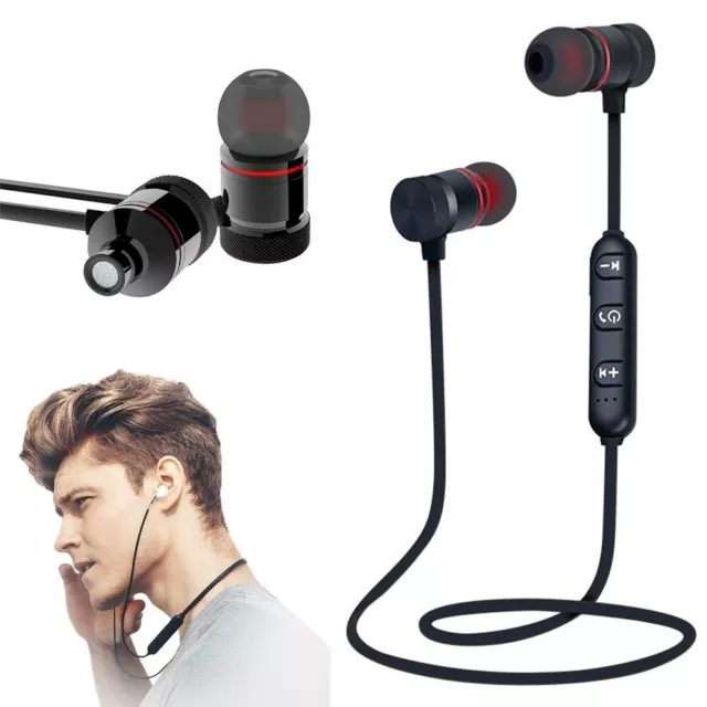 Ecouteurs Sport Sans Fil Bluetooth avec Micro Casque Universel Smartphone