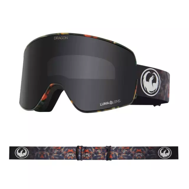 Dragon NFX2 Goggles Fireleaf Lumalens Dark Smoke + Lumalens Amber