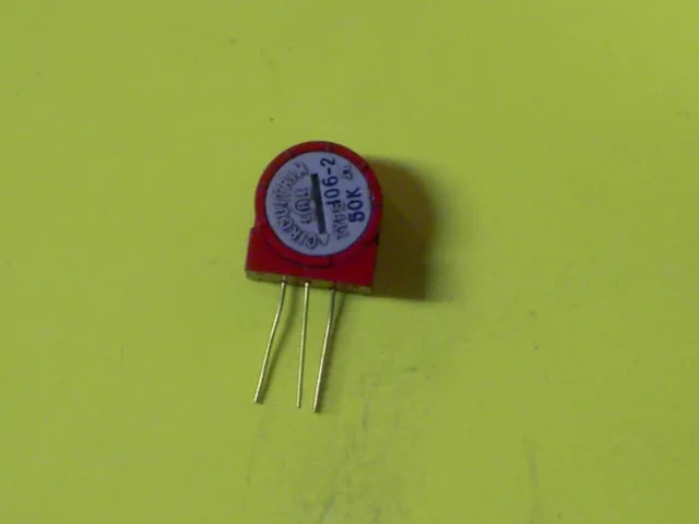 CIRCUITROL 106-2 Trimmer Resistor, 50K Ohm  Single Turn Trimmer Lot of 5
