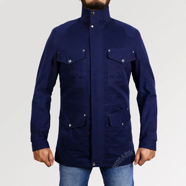 SUPERNATURAL INSPIRED DEAN Winchester Blue Cotton Jacket For Men