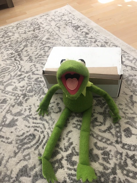 Vintage Plush Kermit the Frog 850 Jim Henson Muppets Doll FisherPrice Toy 1976