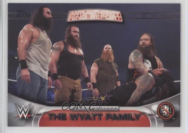 2016 Topps WWE Perspectives Anti-Authority Files The Wyatt Family #7AA