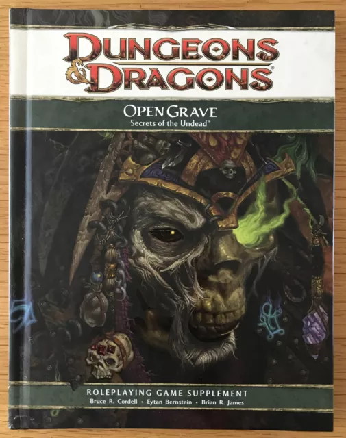 Dungeons & Dragons Open Grave Secrets of the Undead 4e Hardcover-Edition