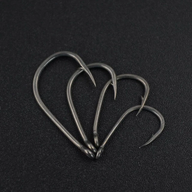 Crochets carpe Fishook Crochet de griffe de pointe barbelée Pohooks aux yeux