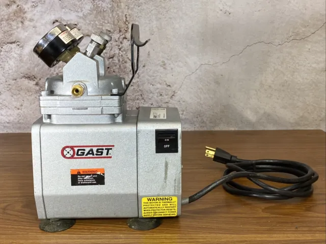 Gast Doa-P704-Aa Oilless Diaphragm Compressor/Vacuum Pump  Wf1