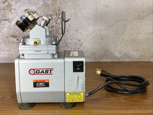 Gast Doa-P704-Aa Oilless Diaphragm Compressor/Vacuum Pump Wf1 Gast Doa-P704-Aa Oilless Diaphragm Compressor/Vacuum Pump Wf1