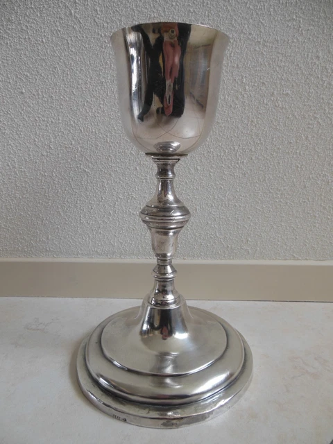 Antique silver chalice Spanish Spain 18th century