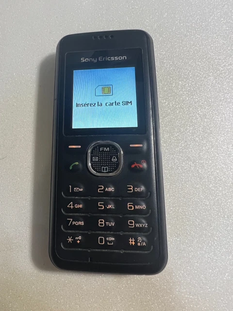 TELEPHONE PORTABLE  à collectionner SONY ERICSSON J132 fonctionne tres bien