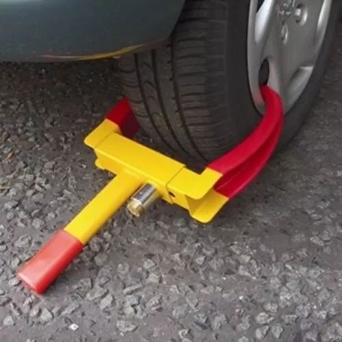Wheel Clamp Caravan Trailer Car Van Security Lock – 2 Keys Supplied – Heavy Duty
