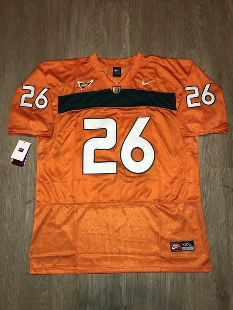 NWT Nike Sean Taylor #26 NCAA Miami Hurricanes College Stitched Jersey Men’s 3XL
