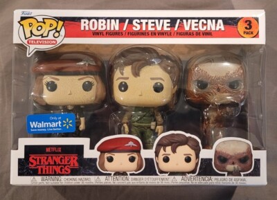 FUNKO POP! NETFLIX Stranger Things Robin/Steve/Vecna Walmart Exclusive