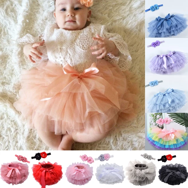 Newborn Newborn Baby Kid Girl Tutu Skirt Photography Costume Prop Dress Headband