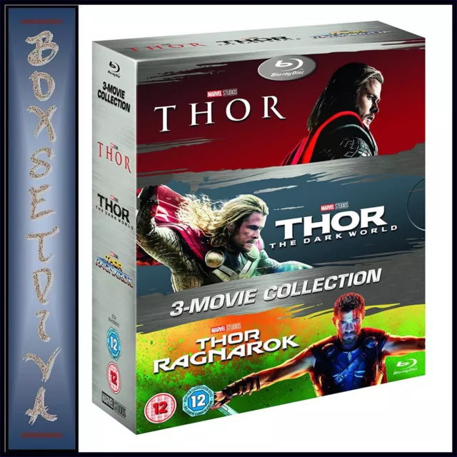 Thor - 3 Movie Collection - Thor, The Dark World & Ragnarok *New-Region Free*