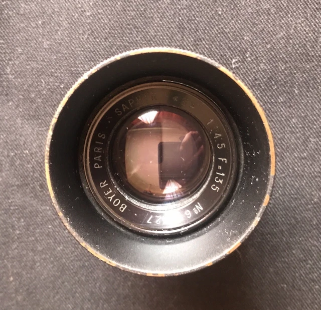 Objectif BOYER PARIS Saphir 85mm F4.5 - État Neuf, Ouvert Mais Jamais Utilisé