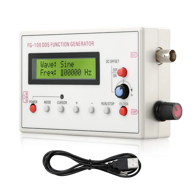 1HZ-500KHZ DDS Functional Signal Generator,  DDS Function Low Frequency Signal G