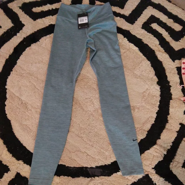 NIKE Women's Therma-Fit One Mid rise Legging Color Heather Grey Size Size  1X