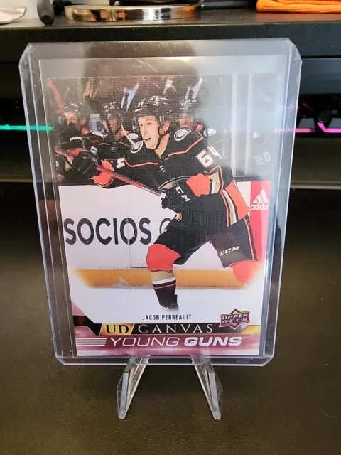 2022-23 Upper Deck UD Canvas #C98 Jacob Perreault YG Young Guns