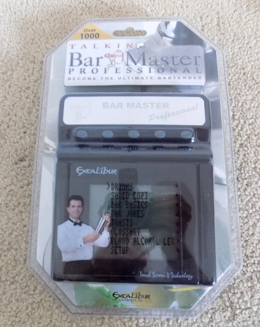 Excalibur Electronic Talking Bar Master Professional más de 1000 recetas de bebidas