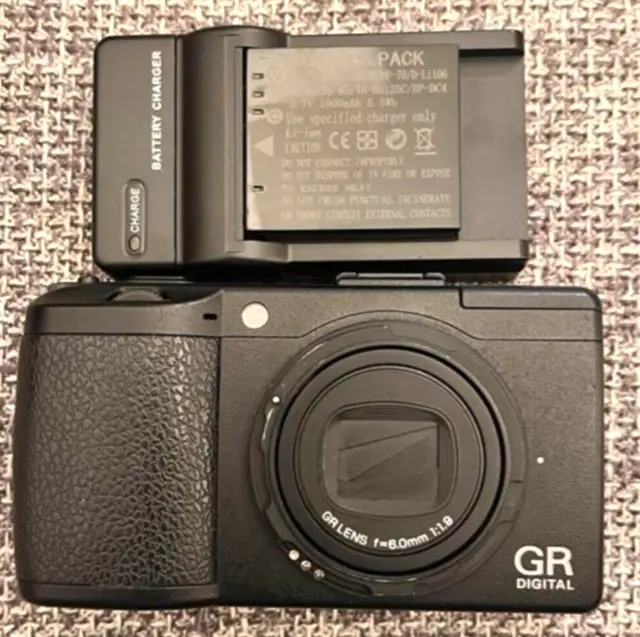 Ricoh GR III Digital Compact Camera, 10mp with Touch Screen LCD USED