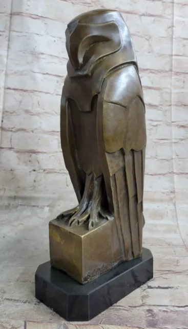 Dali Abstract Modern Art Owl Bronze Sculpture Marble Statue Home Decor Hot Cast