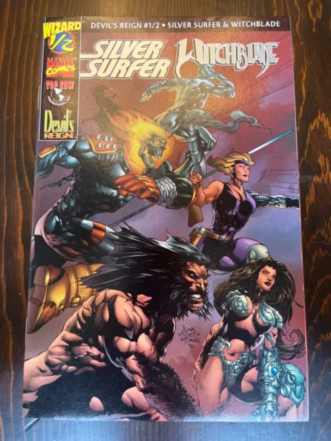 Devil’s Reign#1 Silver Surfer & Witchblade (1997) - 9.4 Nf - Platinum Send Away!