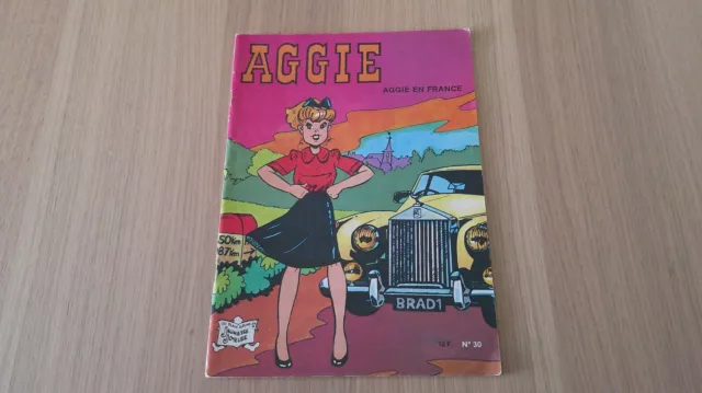 Bd Aggie / Aggie En France Tome 30 Edition 1987 / Jeunesse Joyeuse  Tbe