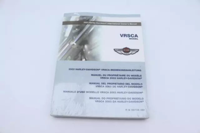 Manuale Utente per moto HARLEY DAVIDSON 1131 V Rod Vrsca 2002 Per 2007 2