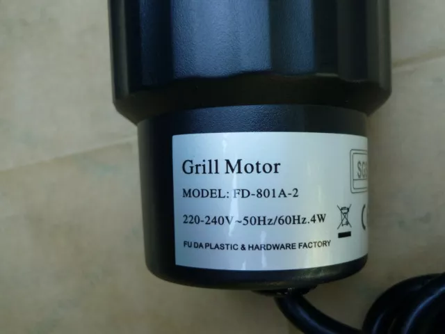 Grillmotor 230 V, 3 U/m für Spießdreher Grill Mangal ohne Zubehör 2