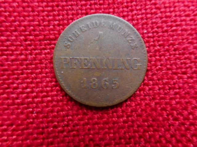 Bayern 1 Pfenning 1869        (38)