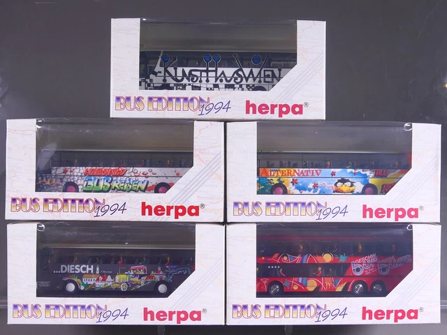 Autocar Herpa Setra Wätter Bus – 1:87 – Blanc – Avec Emballage D'origine