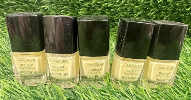 CoverGirl Outlast Stay Brilliant Nail Polish Glosstinis 510 Pina Colada 5 Pcs