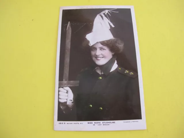 Miss Marie Studholme as Lady Madcap Actress Glamour Postcard