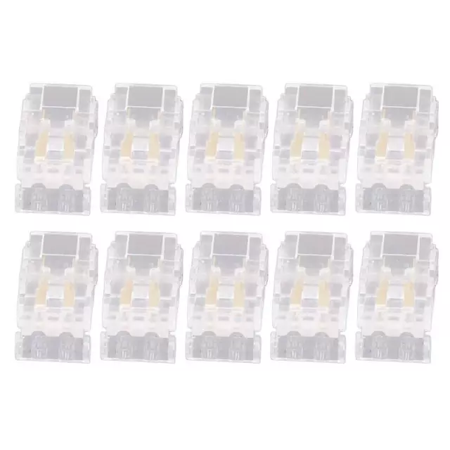 10 x COB-LED-Streifen-Drahtverbinder, 2-poliger Verbinder für