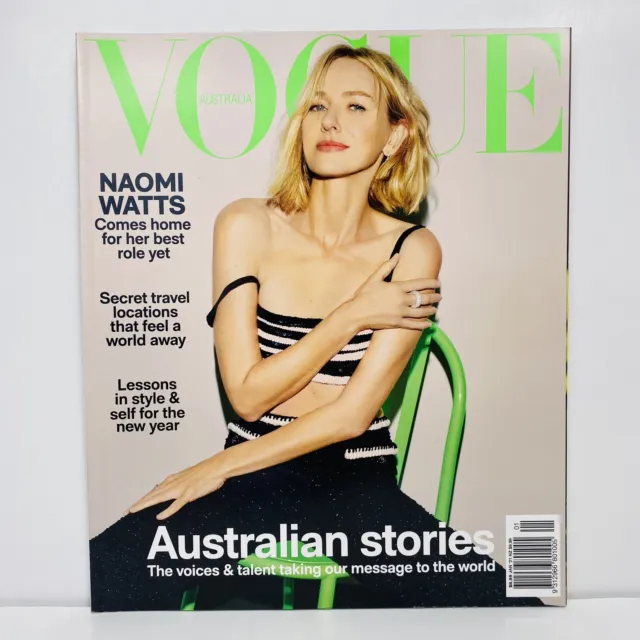 Vogue Australia Magazine January 2021 Naomi Watts, Te Manahou Mackay