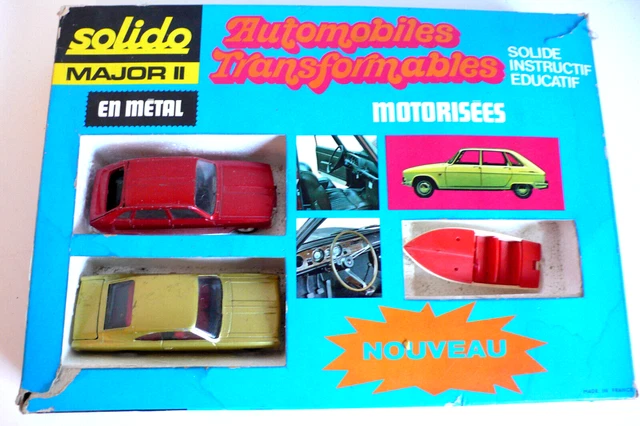 Coffret Solido Démontable Artillerie B - Vintage 1966 - Zamak - Occasion Avec Manques