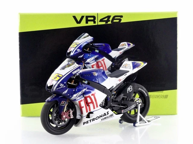 MINICHAMPS 1/12 Vinales Moto GP 2018 - Yamaha YZR M1 Movistar Team N°25 - Modèle Réduit