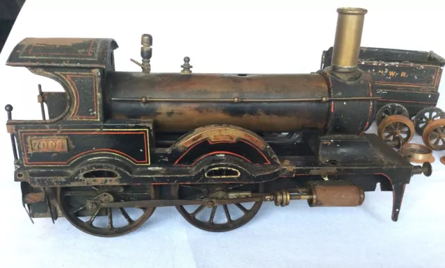 Early 1900's Bing LNWR Gauge 3 King Edward Live Steam Loco for Restoration 3