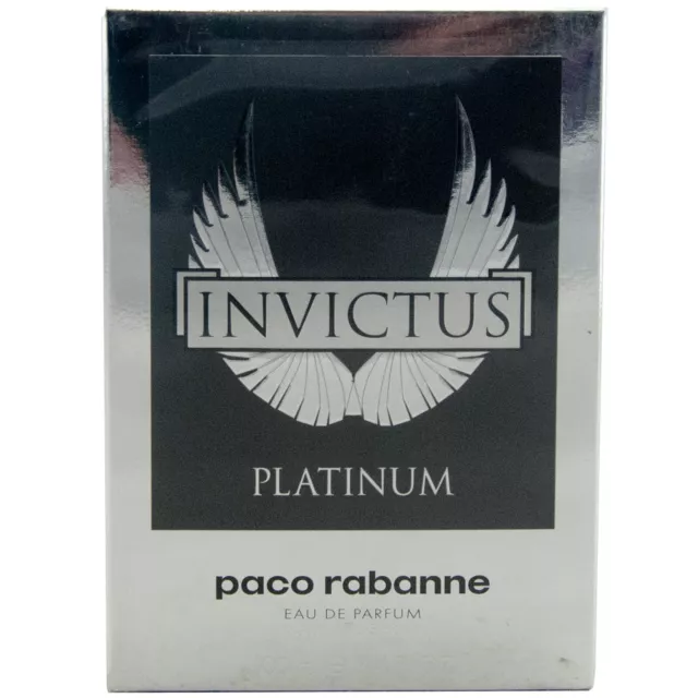 paco rabanne INVICTUS PLATINUM 1 x 100ml Eau de Parfum EdP Spray for man