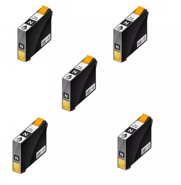 5 Cartucce 29XL Compatibili per Stampante EPSON XP255 XP257 XP355 XP455 - NERO