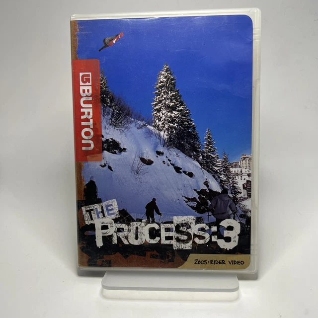 Burton The Process 3 DVD Snowboarding 2005 Rider Video World Tour Shaun White