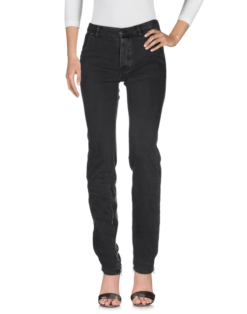 RRP €675 FAITH CONNEXION Jeans W26 Stretch Worn Look Zipped Cuffs Made in Italy