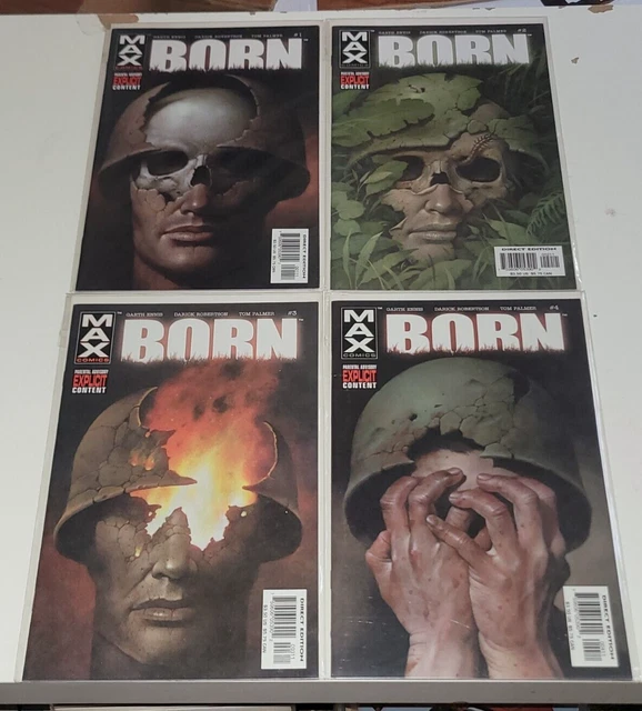 Born #1-4 2003 Marvel MAX Comics 1 2 3 4 Complete Set Run Origin The Punisher NM