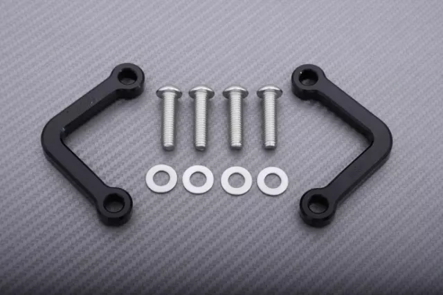 Hooks / Platines Fixations Sangles Noires APRILIA Tuono V4 1000 TY 2011-2014