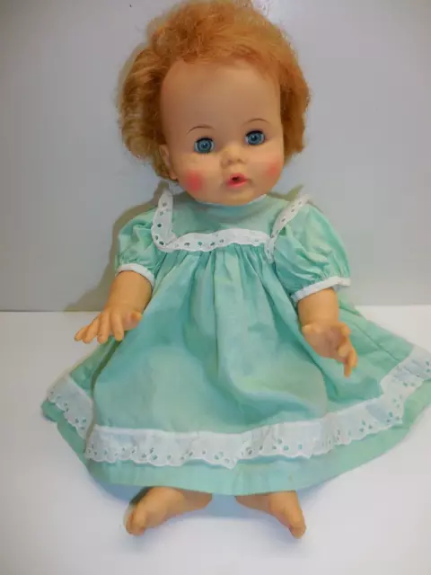 Ideal Toy Corp 15” Betsy Wetsy Vinyl Doll Blond Hair & Blue Eyes - BW 15-X