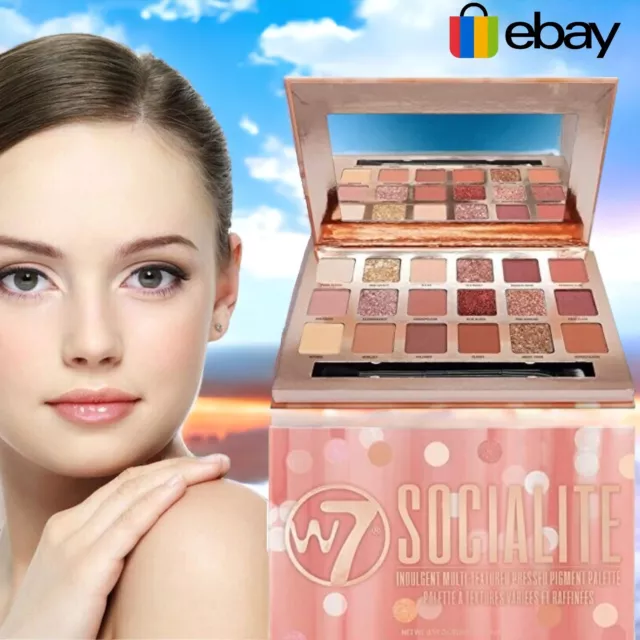 W7 Socialite Eyeshadow Palette