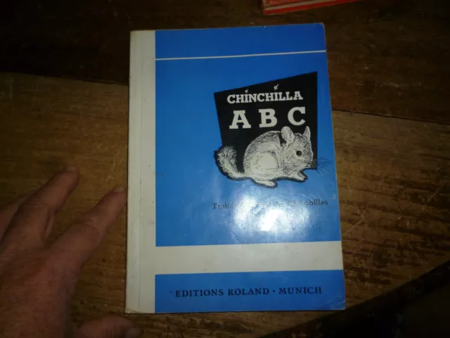 Ancien Manuel Traité d Elevage l'ABC du Chinchilla 1971 Gerhard Schreiber