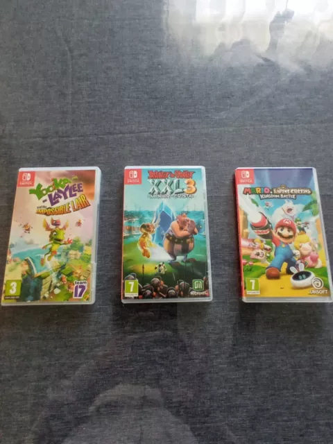 lot 3 jeux nintendo switch