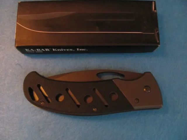 KA-Bar Knives 02-3077 Gila Tactical Linerlock Folding Pocket Knife  G10 Handle