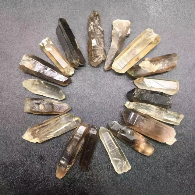 A Lot of Natural Smoky Crystal Quartz Raw Gemstone Point  Healing 100g