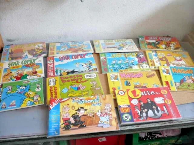 Star Comics FUMETTI UMORISTICI STRIP COMICS STAR COMICS 14pz ANNI 90 BUONO STATO ...